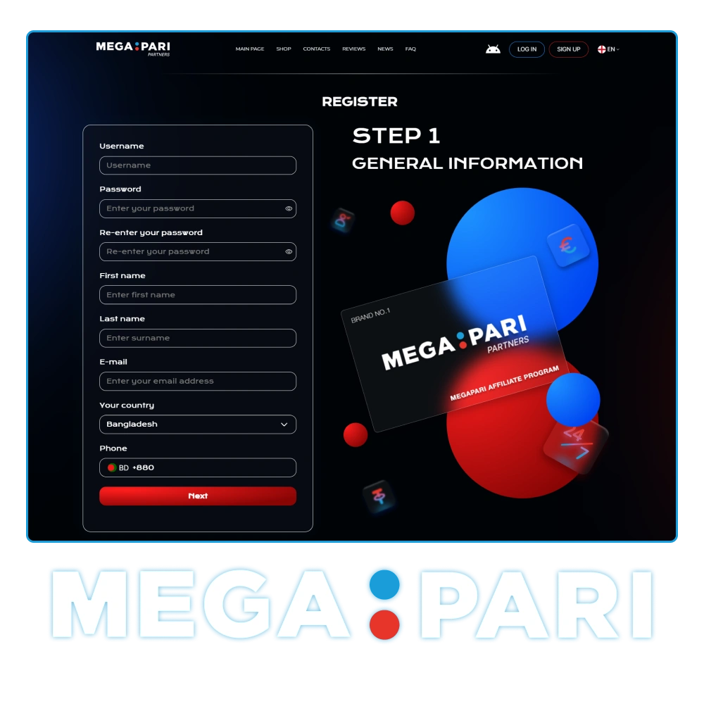 Join the profitable Megapari affiliate program to earn high commissions.