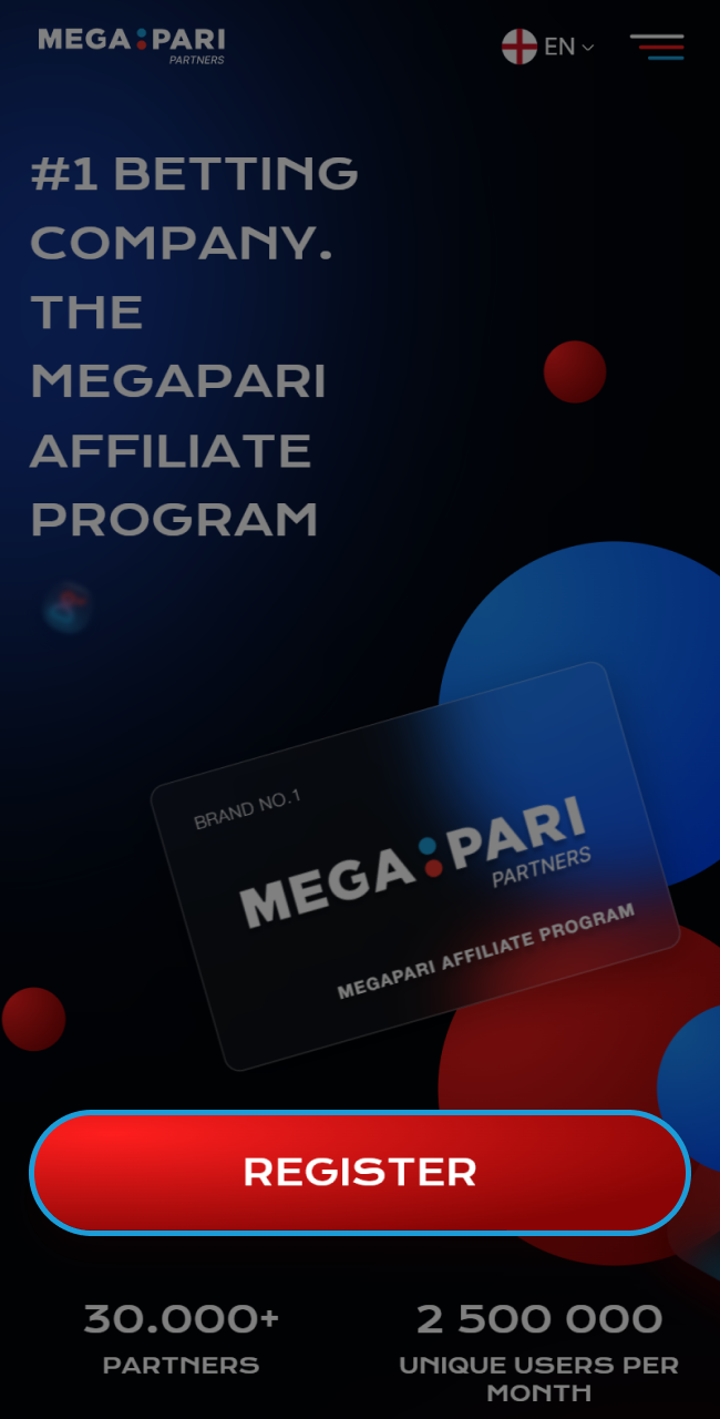 Access the official affiliate portal to grow your Megapari partnership.
