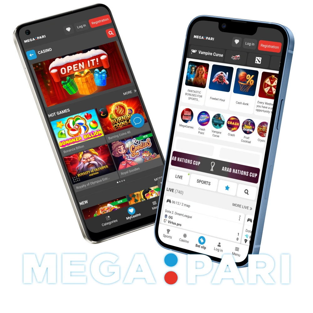 Experience seamless mobile gaming by downloading the Megapari app today.