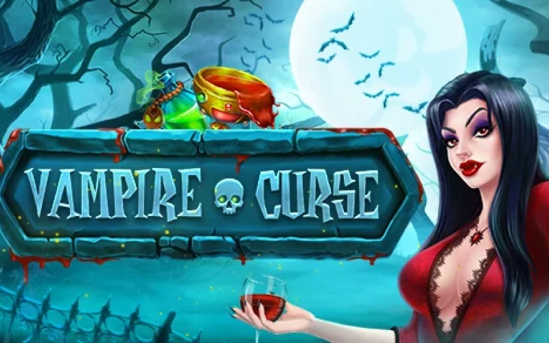 Unlock gothic rewards and explore a dark, mysterious forest in the Vampire Curse slot game at Megapari.