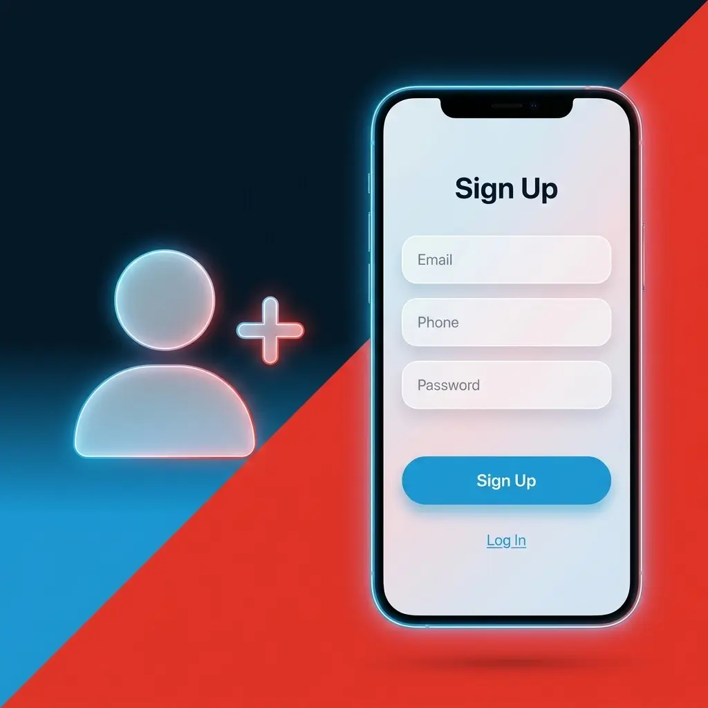 Megapari registration form in Bangladesh showing sign-up options for email, phone, and social media accounts