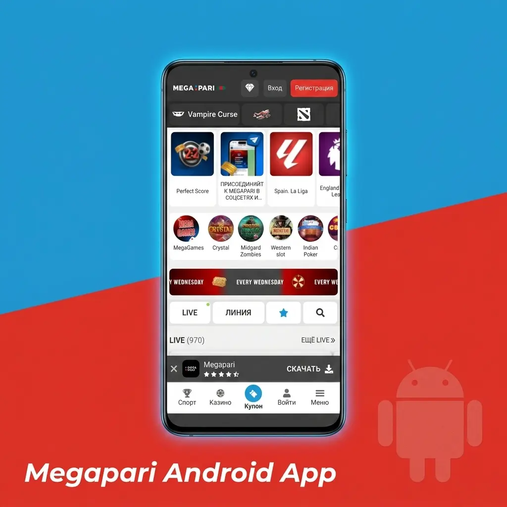 Megapari Android app APK download and installation guide for devices running Android 5.0 or higher