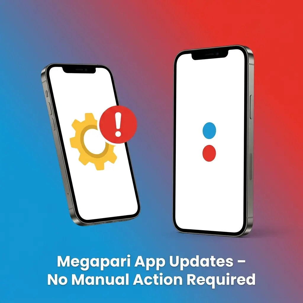 Megapari iOS PWA app updating automatically on server side with no manual downloads or version tracking required