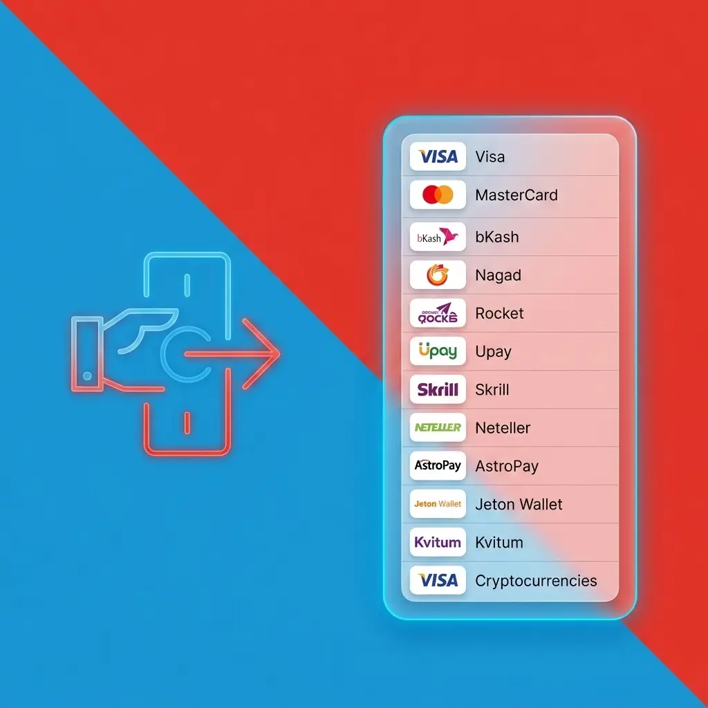 Megapari withdrawal methods for Bangladesh players including bKash, Nagad, Rocket, Visa, crypto and more