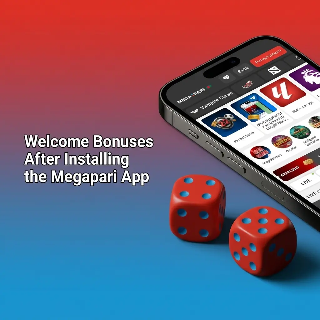 Megapari app welcome bonus offer for Bangladesh players showing 100% match up to 35,000 BDT split across two deposits