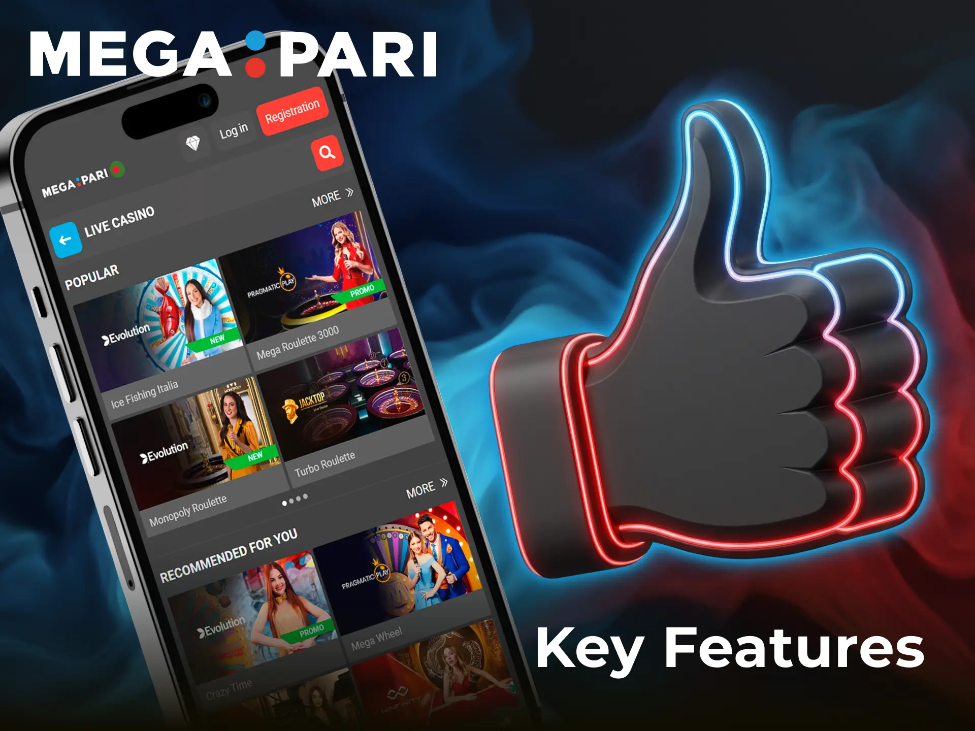 Discover key features of the Megapari mobile App to maximize bets.
