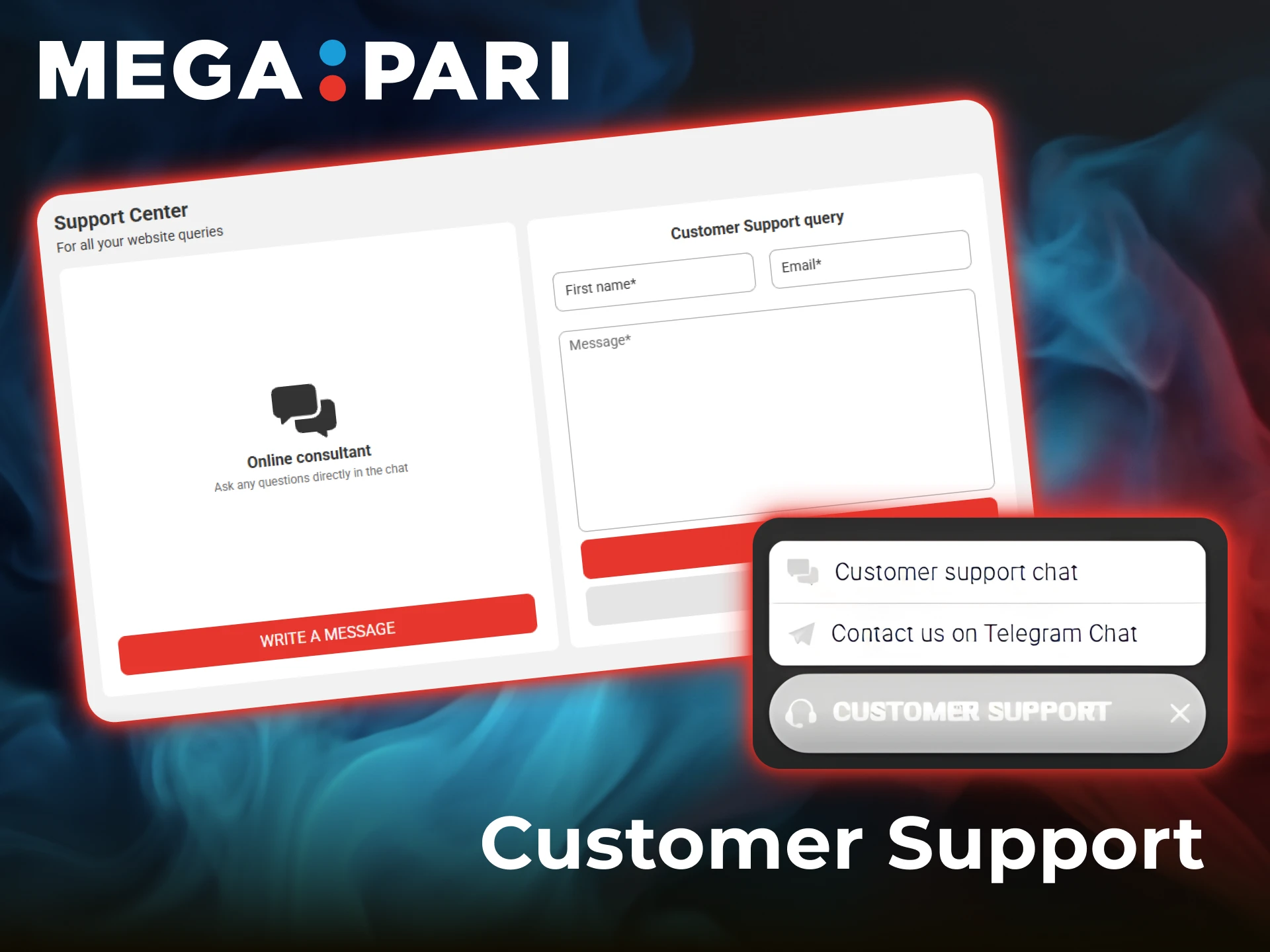 Contact the Megapari customer support team to resolve registration issues in Bangladesh.