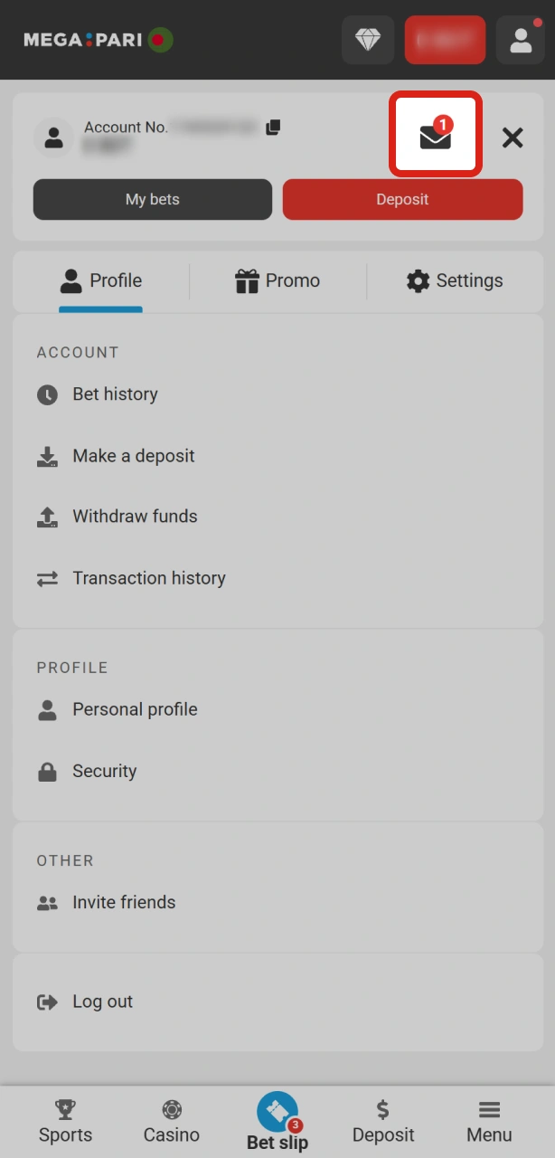 Await verification confirmation from Megapari experts to activate full access.
